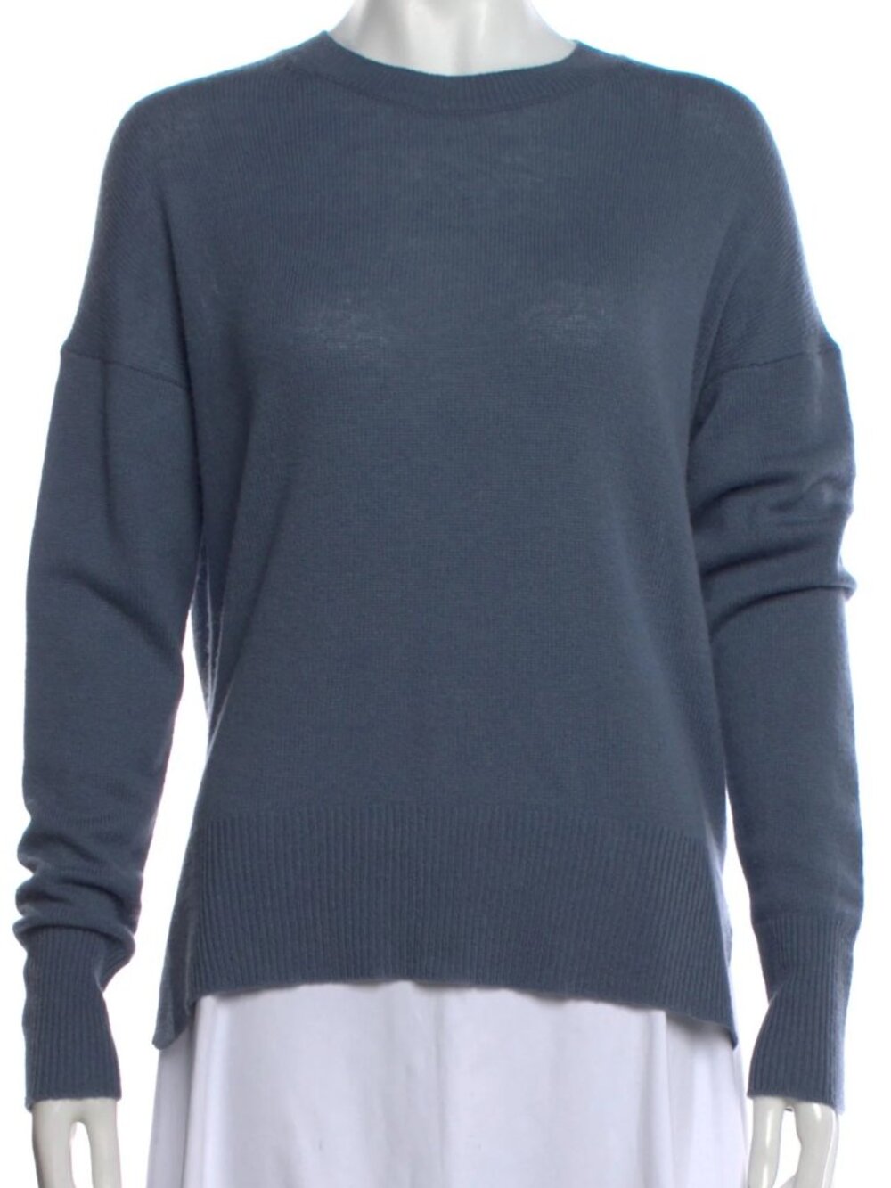 Theory Karenia 100% Cashmere Blue-Gray Oversized Sweater size P (X-Small)